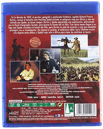 Las montañas de la luna [Blu-ray]