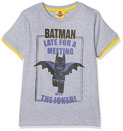 LEGO Batman 793-LegoBatman Camiseta, Gris, 4 años (Tallas De Fabricante: 4 Año) para Niños