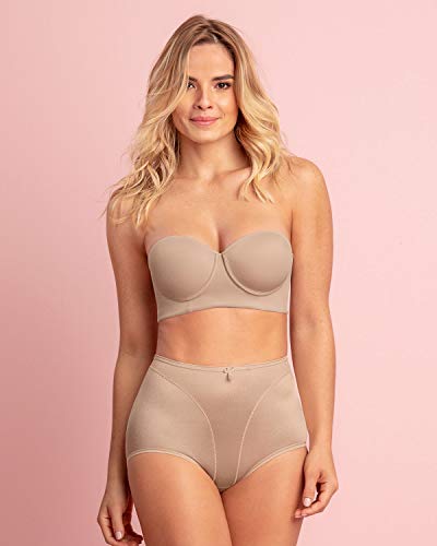 Leonisa Pack de 2 Braga Faja Alta Invisible Reductora/Moldeadora algodón Mujer