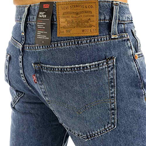 Levi's 502 Taper Vaqueros, Ocala Park LTWT, 33W / 32L para Hombre