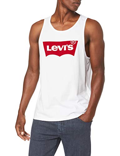 Levi's Graphic Top Camiseta Deportiva de Tirantes, Hm Tank Ssnl White, XL para Hombre