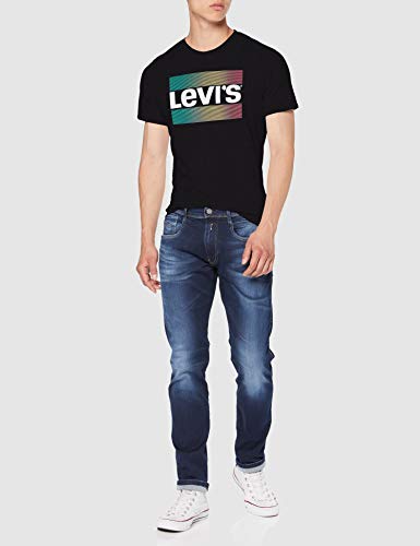 Levi's Sportswear Logo Graphic Camiseta, Black (Ssnl Sw Gradient Mineral Black 0031), X-Large para Hombre