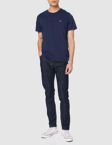 Levi's SS Original Hm tee Camiseta, Cotton + Patch Dress Blues, XL para Hombre