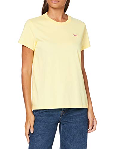 Levi's tee Camiseta, Lemon Meringue, L para Mujer