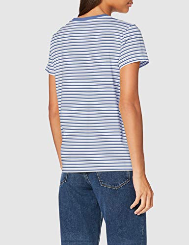 Levi's tee Camiseta, Silphium Colony Blue, X-Small para Mujer