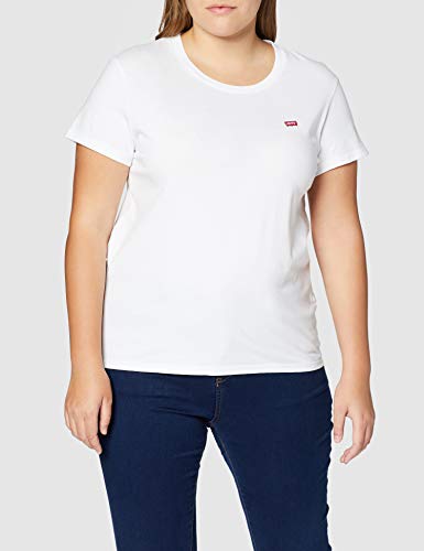 Levi's The Perfect Tee, Camiseta, Mujer, Blanco (White Cn-100xx 0006), S