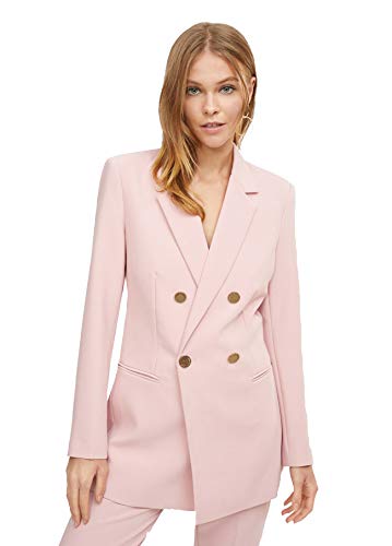 LOLA CASADEMUNT Blazer Lisa con Doble Botonadura Dorada (S)