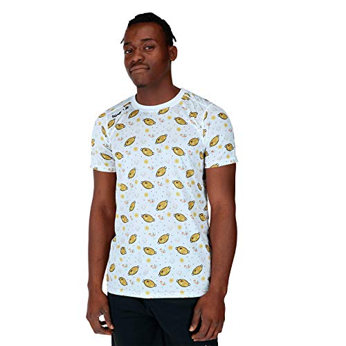 Luanvi Camiseta de Manga Corta Estampado Paella Valenciana Edición 2019, Unisex, Multicolor, M