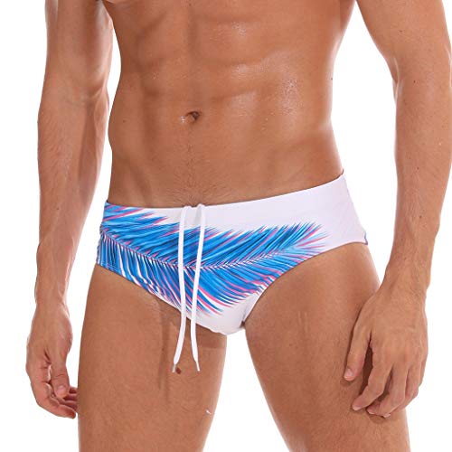 Luckycat Bañador de natación para Hombre Banador de Natacion para Hombre a Rayas Traje de Bano Pantalones Cortos Playa para Hombre