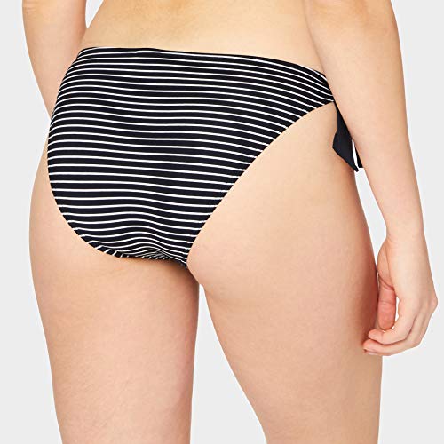 Marc O'Polo Beach W Slip, Conjuntos de Bikini para Mujer, Multicolor (white/black 001), 44 (Talla fabricante: 18)