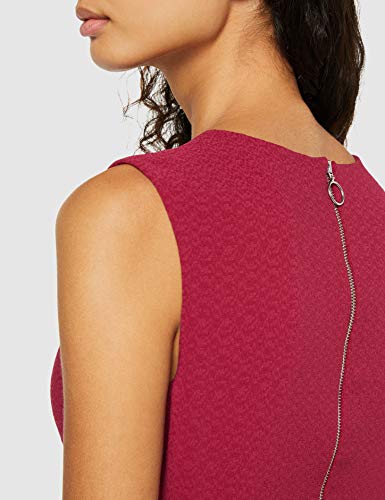 Marca Amazon - find. Vestido Midi Cruzado Mujer, Rojo (Rot), 40, Label: M