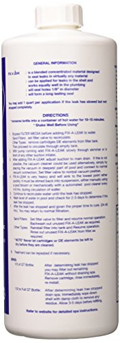 Marlig Industries Sellador para Fugas de Piscina, de Fix a Leak, Bote de 946 ml