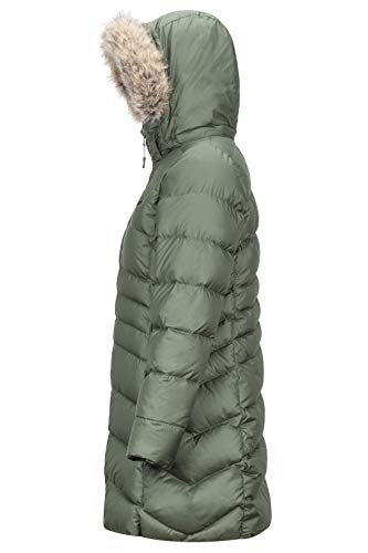 Marmot Wm's Montreal Coat Chaqueta De Plumas Aislante Ligera, 700 Pulgadas Cúbicas, Abrigo para Exteriores, Anorak Resistente Al Agua, Resistente Al Viento, Mujer, Crocodile, M