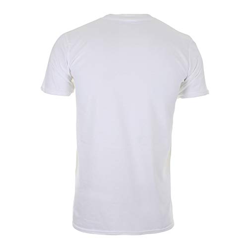 Marvel Camiseta Manga Corta Core Logo Blanco S