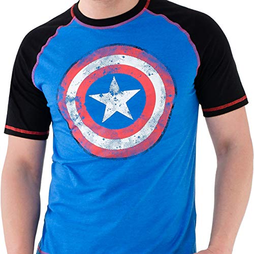 Marvel - Pijama para Hombre - Avengers Capitán América - XX-Large