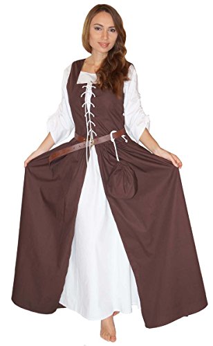 Maylynn 14261-S - Traje Medieval Disfraz de Criada Campesina Medieval Celia, Talla S ca. 38/40