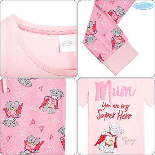 Me To You Pijamas Mujer Tatty Teddy, Conjunto de 2 Piezas Algodón (S, 8/10 UK)