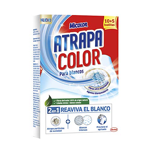 Micolor Toallitas Blanco Intenso 10+5D – Pack de 5, Total: 65 Toallitas