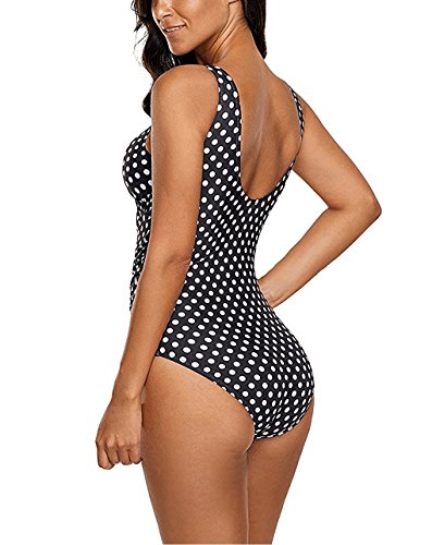 Minetom Mujeres 1 Pieza Bikini Push Up Traje De Baño Ropa De Playa Verano Bañador Atractivo Beach Señoras Slim Abdomen Biquinis Natación Punto ES 46