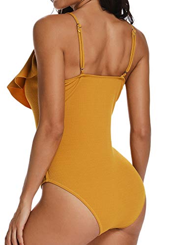 Monokini Bikini Mujer Push-up Acolchado Bra Trajes de Baño Brasileño Bañador Una Pieza