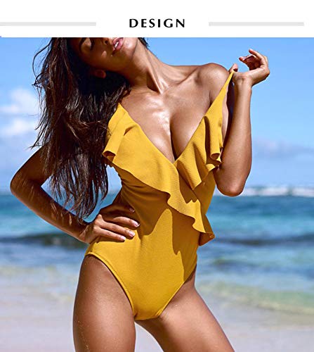 Monokini Bikini Mujer Push-up Acolchado Bra Trajes de Baño Brasileño Bañador Una Pieza