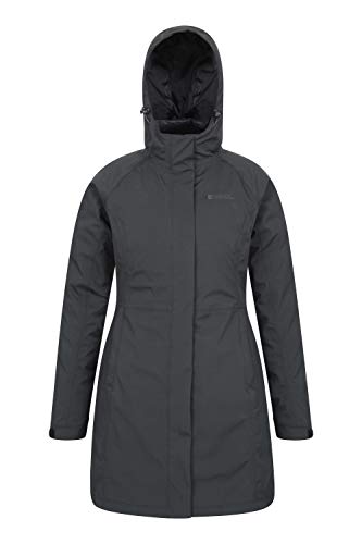 Mountain Warehouse Chaqueta Larga de Invierno 3 en 1 para Mujer de Alaskan Negro Jet 54