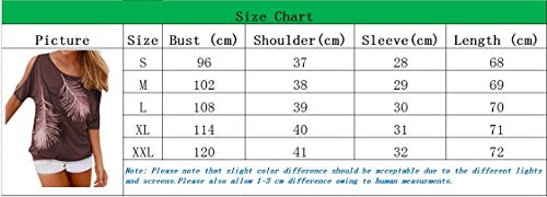 Mujer Camiseta Pluma Hombro Caido Manga Corta Sin Tirantes Cuello Barco T-Shirt Off Shoulder Blusa Camisa Plumas Sudadera Verano Talla Grande Tops Jersey Tunica Basic tee Shirt Casual