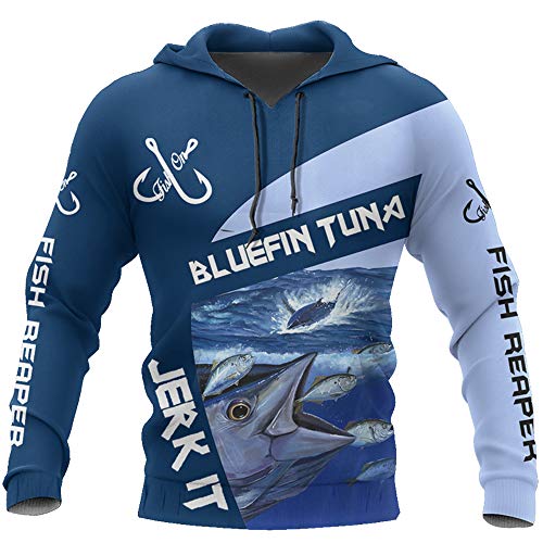 Mujeres/Hombre Pesca de atún Sudaderas con Capucha Impresas en 3D Sudadera con Capucha de Moda Harajuku Retro 1 Hoodies Asian Size XXXL