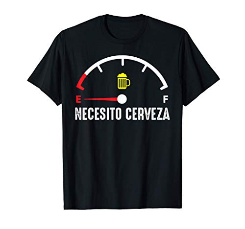 Necesito Cerveza Funny Spanish I Need Beer Drinking Lover Camiseta