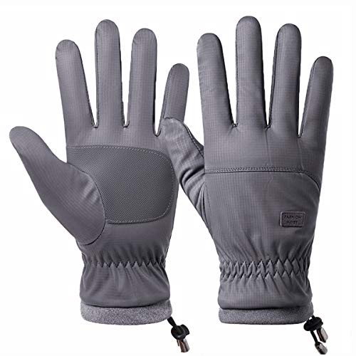 NICOLIE Invierno Hombres Mujeres Pantalla Táctil Guantes De Conducción A Prueba De Viento Impermeable Esquí Al Aire Libre Deporte Cálido Espesar Impermeable A Prueba De Viento - Azul