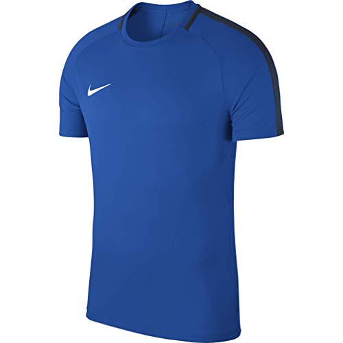 Nike Dry Academy 18 Football Top, Camiseta Hombre, Azul (Royal Blue/Obsidian/White), S