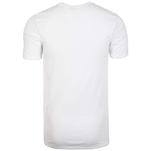 NIKE M tee TM Club19 SS Camiseta de Manga Corta, Hombre, White/White/White/Black, S