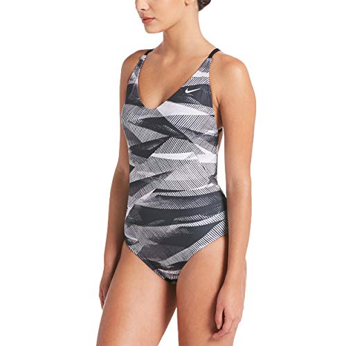 Nike Swim Lineup Crossback - Bañador para mujer Color fucsia. XL