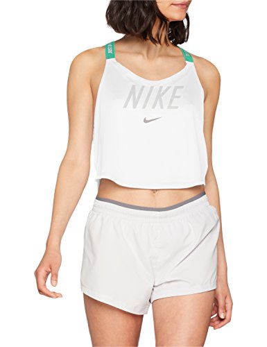 Nike W Dry Elstika Grx Vnr2, Camiseta de Tirantes de Entrenamiento para Mujer, Multicolor (Bianco/Light Menta/Atmosphere Grey/Pure Platinum), M