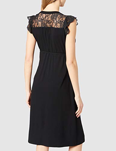 Noppies Studio Dress nurs SS Serre Vestido, Black-P090, 44 para Mujer