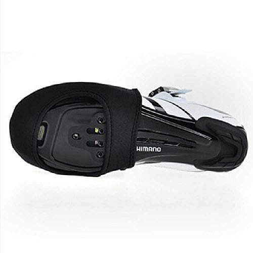 NZYH Cubierta para Zapatos con Candado De Bicicleta a Prueba De Viento Y Cálida para Hombres Y Mujeres, Protector De Zapatos con Punta De Bicicleta De Media Palma, Equipo De Ciclismo Negro