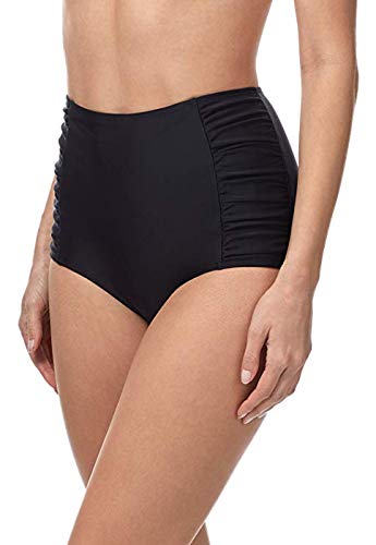 Octopus Bañador para mujer de cintura alta, varios modelos f5607 Negro S21(sw) 7XL