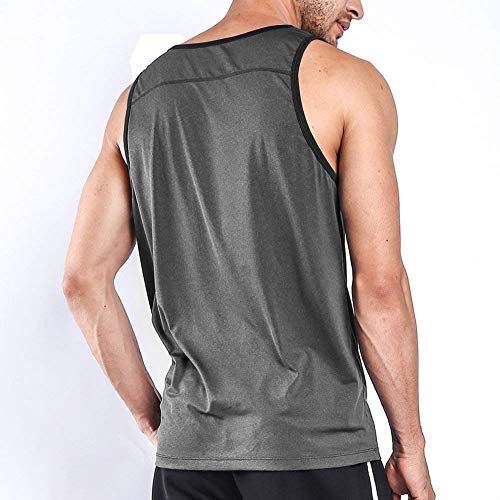 Ogeenier Hombre Deporte Camiseta sin Mangas de Secado Rápido para Running Fitness Ejercicio