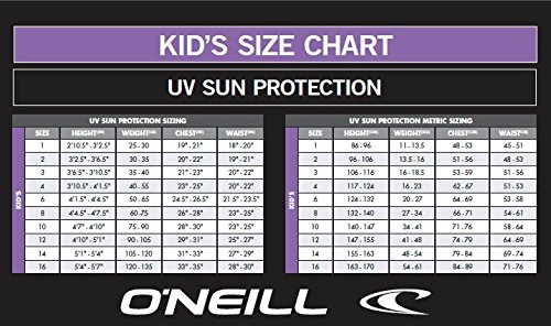 ONEILL WETSUITS O'Neill - Camiseta de Neopreno Infantil, Manga Larga, Cuello Redondo Rosa Rojo sandía Talla:14