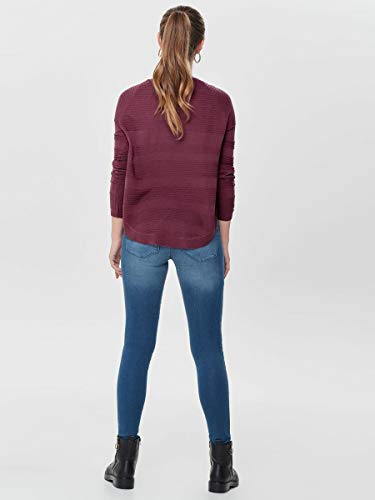 ONLY Onlcaviar L/s Pullover Knt Noos, Suéter para Mujer, Rojo (Wild Ginger Wild Ginger), 36 (Talla del fabricante: X-Small)