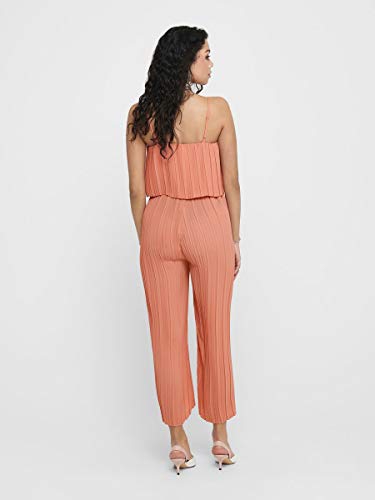 Only Onlkelina Strap Jumpsuit Wvn Mono, Marrón (Terra Cotta), 38 Mujer