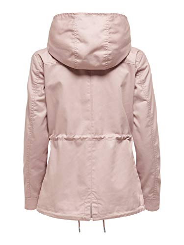 Only ONLLORCA Canvas Parka CC OTW Übergangsjacke, Adobe Rose, XL para Mujer