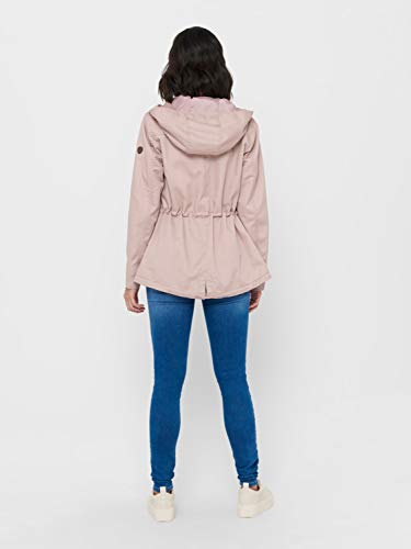 Only ONLLORCA Canvas Parka CC OTW Übergangsjacke, Adobe Rose, XL para Mujer