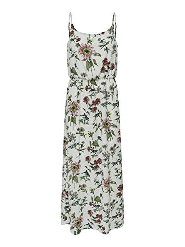 Only Onlwinner SL Maxidress Noos Wvn Vestido, Multicolor (Cloud Dancer AOP: Botanical), 40 (Talla del Fabricante: 38) para Mujer