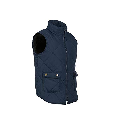 Outwears Chaleco de parka de forro polar para mujer, sin mangas, con cremallera, chaleco con bolsillos, talla grande, 3XL, ropa femenina, como se muestra en la foto-XXL