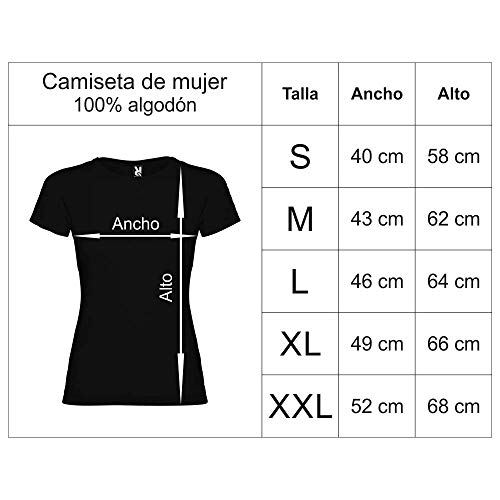 Pack de 2 Camisetas Negras para Parejas, I'am Her Batman y He's my Batman Dorado (Mujer Tamaño M + Hombre Tamaño L)