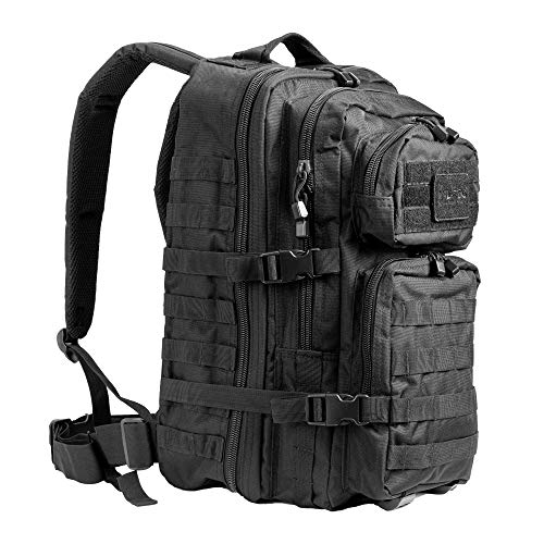 Pack de asalto MOLLE táctico con mochila de patrulla 36L, Negro