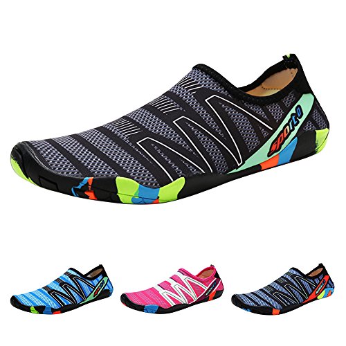 Padgene Zapatillas de Agua de Material Sintético Unisex Adulto Nuevos Zpatos de Ntación/Pies Atideslizantes Beach Zapatos/de Bceo Ocio Outdoor