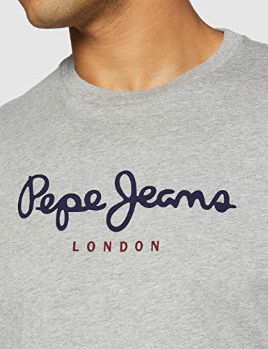 Pepe Jeans Eggo Long PM501321 Top de manga larga, Gris (Grey Marl 933), X-Large para Hombre