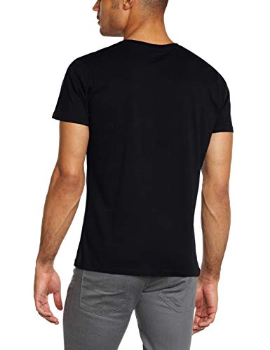 Pepe Jeans Flag Logo Camiseta, Negro (Black 999), XX-Large para Hombre